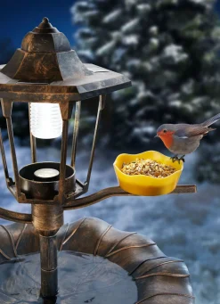 Outlet BADER Solar-Vogelbad GOLD-SCHWARZ