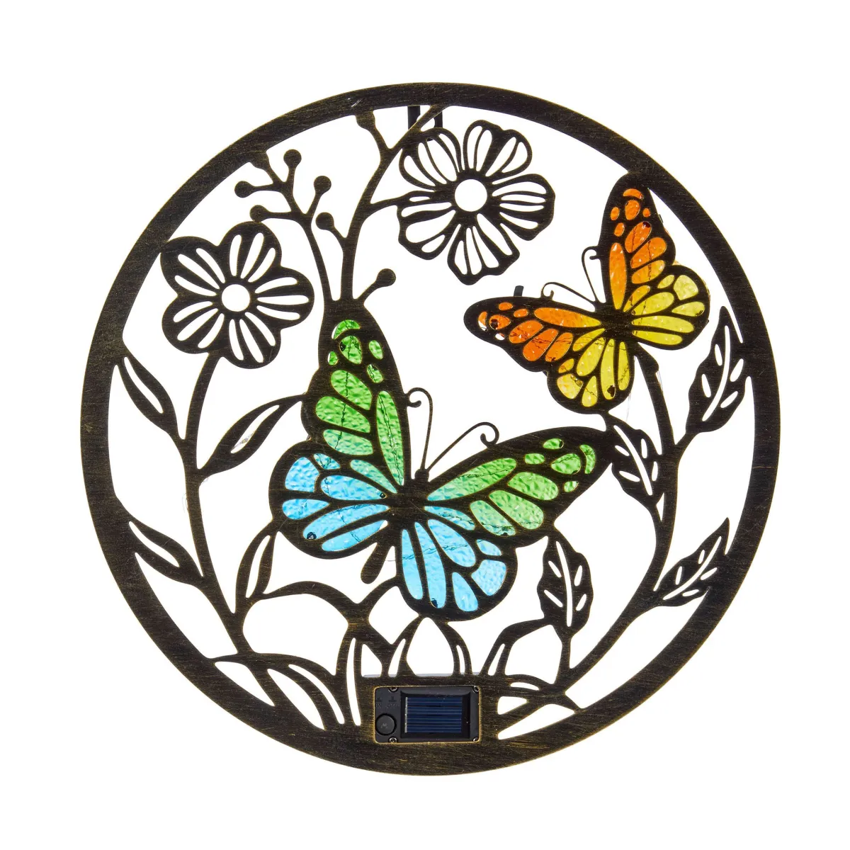 Sale BADER Solar-Wanddeko "Papillon" BUNT