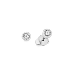 Clearance BADER Solitär-Ohrstecker mit Brillanten