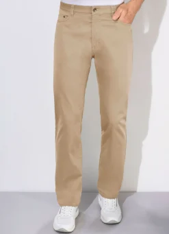 New Suprax Sommerliche Hose von "" mit Dehnbund in 3 Farben BEIGE
