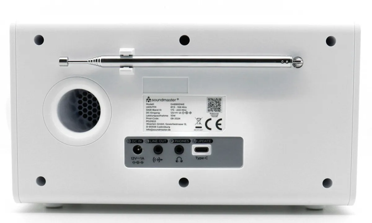 Discount BADER "soundmaster" Digitalradio mit DAB+ WEISS