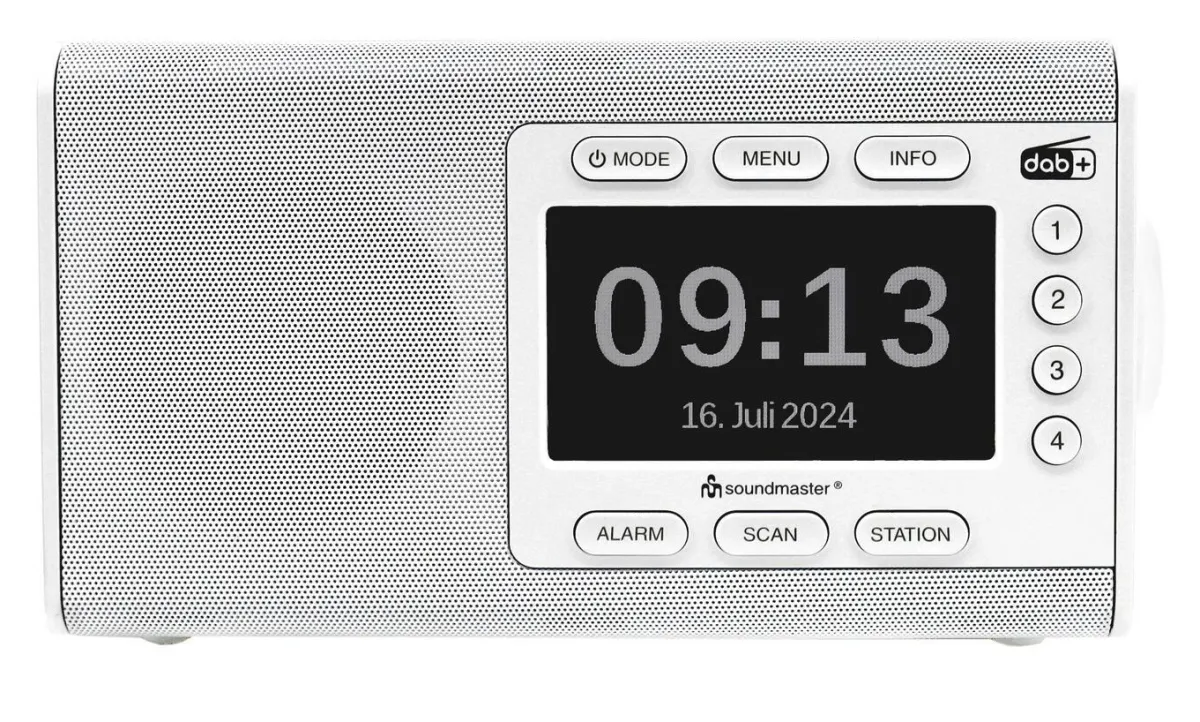 Discount BADER "soundmaster" Digitalradio mit DAB+ WEISS