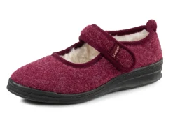 Hot BADER Spangenschuh aus weichem Filz BORDEAUX