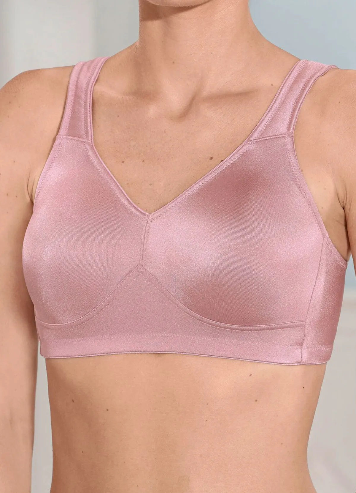 Best BADER Speidel Zweierpack BH mit doppelt vorgeformten Cups 1X ROSENHOLZ, 1X WEISS