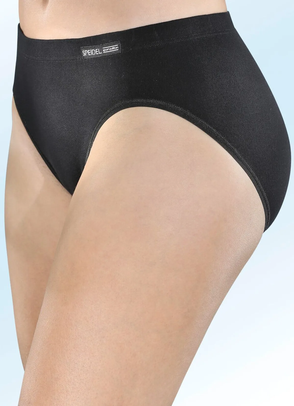 Best SPEIDEL Dreierpack Slips aus reiner BIO-Baumwolle SCHWARZ