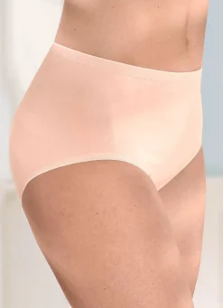 Sale BADER Speidel Viererpack Slips mit flachen Beinabschlüssen PUDER