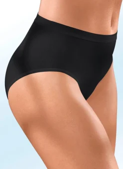 Hot BADER Speidel Viererpack Slips ohne Seitennähte SCHWARZ