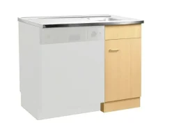 BADER Spülenschrank mit melaminharzbeschichteter Oberfläche BUCHE