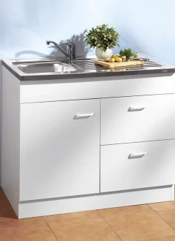 Sale BADER Spülen-Unterschrank, 1-türig WEISS