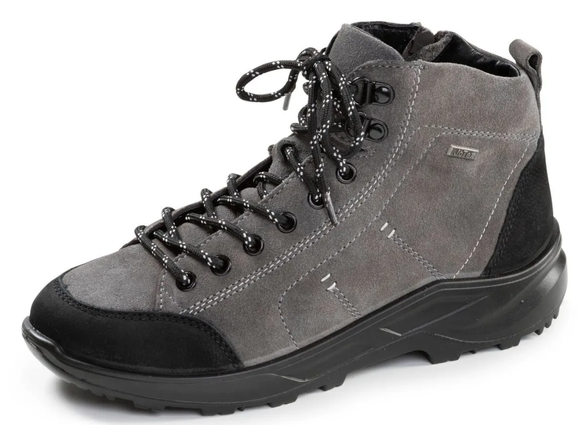 Best BADER Sportliche Damen-Boots, Weite K, mit herausnehmbarem Fußbett ANTHRAZIT