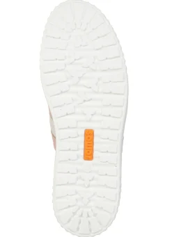 New BADER Sportliche Damen-Schnürschuhe, Weite H, mit herausnehmbarem Fußbett ECRU-ROSA