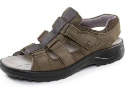 Sale BADER Sportliche Herren-Sandalen, Weite H, mit Klettverschluss KHAKI