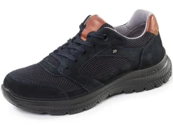Hot BADER Sportliche Herren-Schnürschuhe, Weite H, mit herausnehmbarem Fußbett MARINE