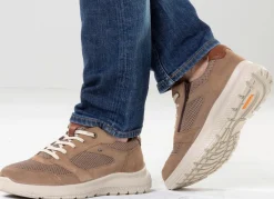 Sale BADER Sportliche Herren-Schnürschuhe, Weite H, mit herausnehmbarem Fußbett BEIGE