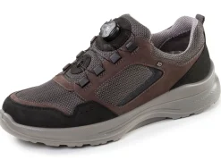 Sale BADER Sportliche Herren-Slipper, Weite H, mit herausnehmbares Fußbett BRAUN-SCHWARZ-GRAU