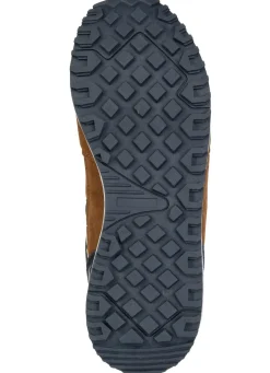 Hot BADER Sportliche Herren-Sneaker, mit herausnehmbarem Fußbett COGNAC-MARINE