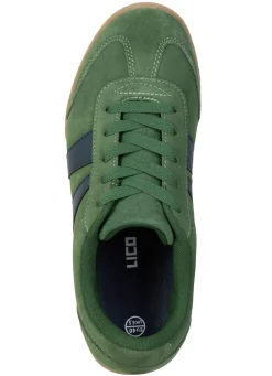 Best BADER Sportliche Herren-Sneaker, mit herausnehmbarem Fußbett GRÜN-MARINE