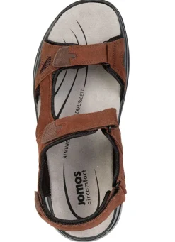 Discount BADER Sportliche Herren-Trekkingsandalen, Weite H, mit Klettverschluss TABAKBRAUN