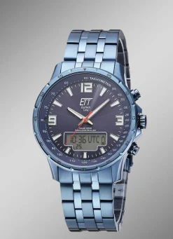 Best ETT Sportliche Funk-Solar-Herrenuhr