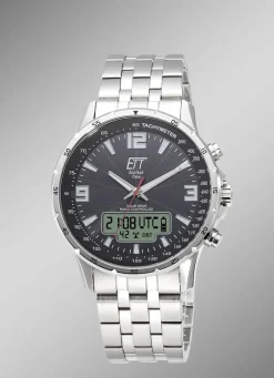 Best ETT Sportliche Funk-Solar-Herrenuhr