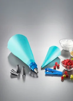 Online BADER Spritzbeutel-Set – ideal zum Verzieren von Torten und Gebäck BLAU