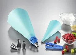 Online BADER Spritzbeutel-Set – ideal zum Verzieren von Torten und Gebäck BLAU