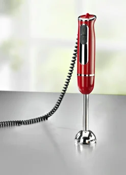 Outlet BADER Stabmixer zum Mixen, Pürieren, Schlagen und Zerkleinern ROT