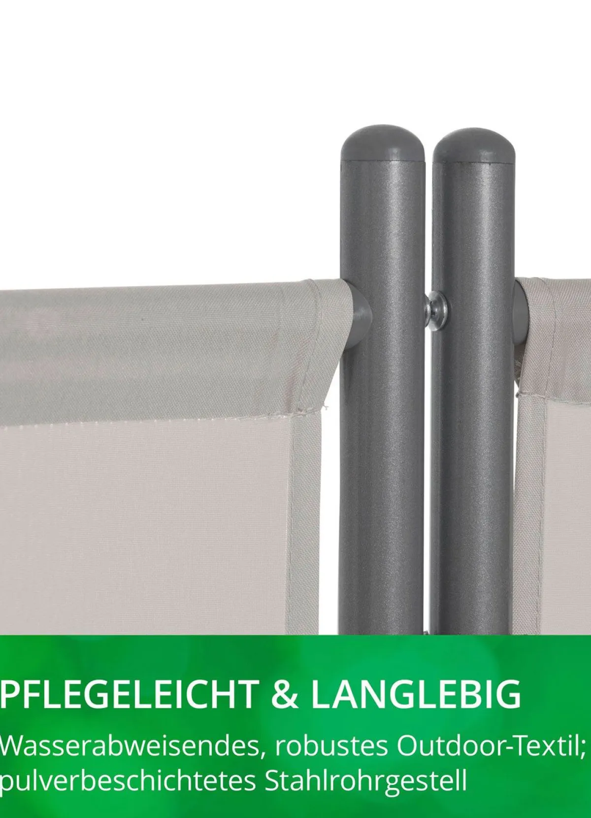 Best BADER Standfeste Stellwand, 3-teilig lichtgrau