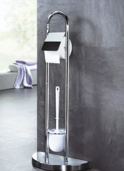 BADER Stand-WC-Garnitur CHROM