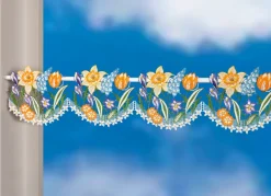 Discount PLAUENER SPITZE Stangendeko aus BUNT