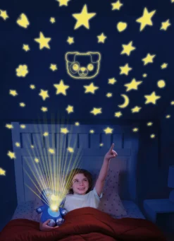 New BADER Star Belly Kuscheltier/Nachtlicht BUNT
