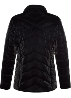 BADER Steppjacke in Metallic-Optik SCHWARZ
