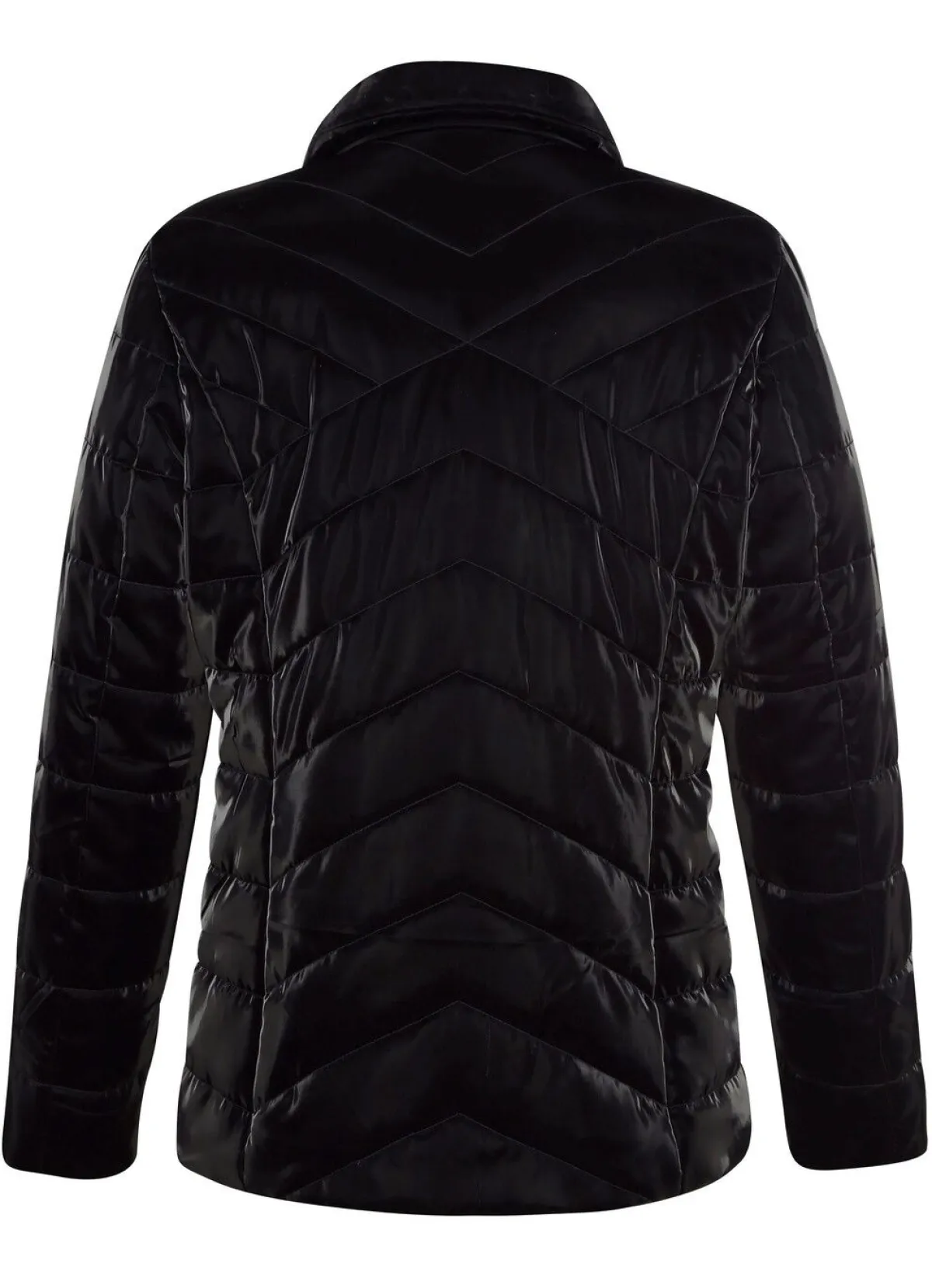 BADER Steppjacke in Metallic-Optik SCHWARZ