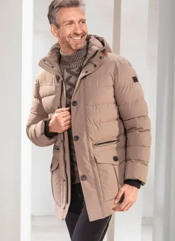 Clearance BADER Steppjacke mit abtrennbarer Kapuze DUNKELBEIGE