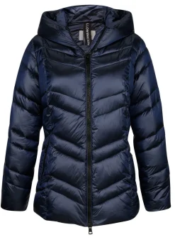 Sale BADER Steppjacke mit fester Kapuze MARINE