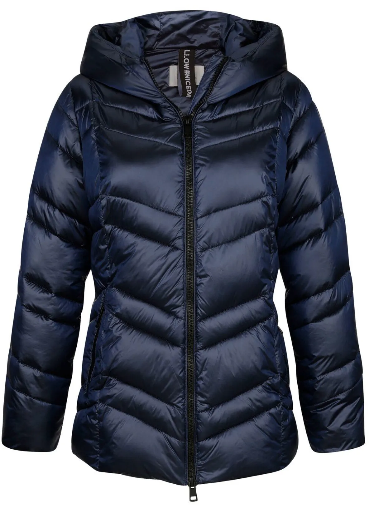 Sale BADER Steppjacke mit fester Kapuze MARINE