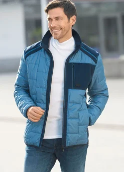 Hot BADER Steppkurzjacke mit Brusttasche BLAU-MARINE