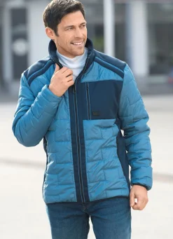 Hot BADER Steppkurzjacke mit Brusttasche BLAU-MARINE