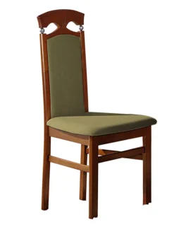 Outlet BADER Stühle, 2er-Set, aus massivem Hartholz NUSSBAUM-OLIV