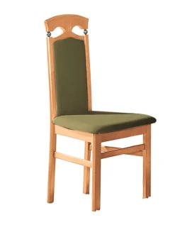 Best BADER Stühle, 2er-Set, aus massivem Hartholz BUCHE-OLIV