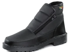 Discount BADER Stiefelette aus Synthetikmaterial SCHWARZ