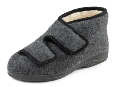 Outlet BADER Stiefelette aus weichem Filz ANTHRAZIT