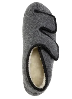 Outlet BADER Stiefelette aus weichem Filz ANTHRAZIT
