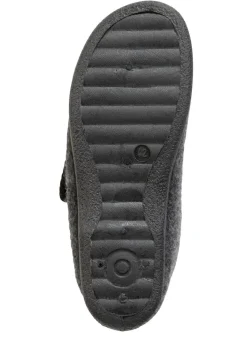 Outlet BADER Stiefelette aus weichem Filz ANTHRAZIT