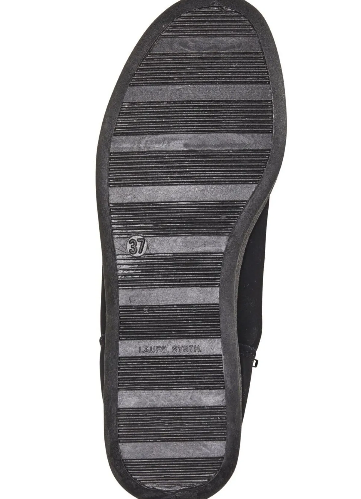 New BADER Stiefelette aus weichem, gestepptem Nubukmaterial SCHWARZ