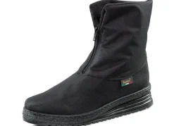 New BADER Stiefelette mit Frontreißverschluss SCHWARZ