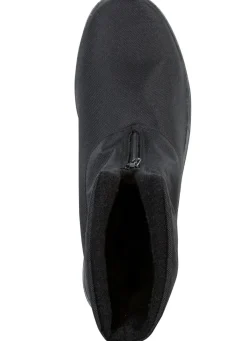 New BADER Stiefelette mit Frontreißverschluss SCHWARZ
