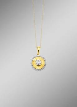 Clearance BADER Stilvoller Anhänger mit Brillant und Diamanten