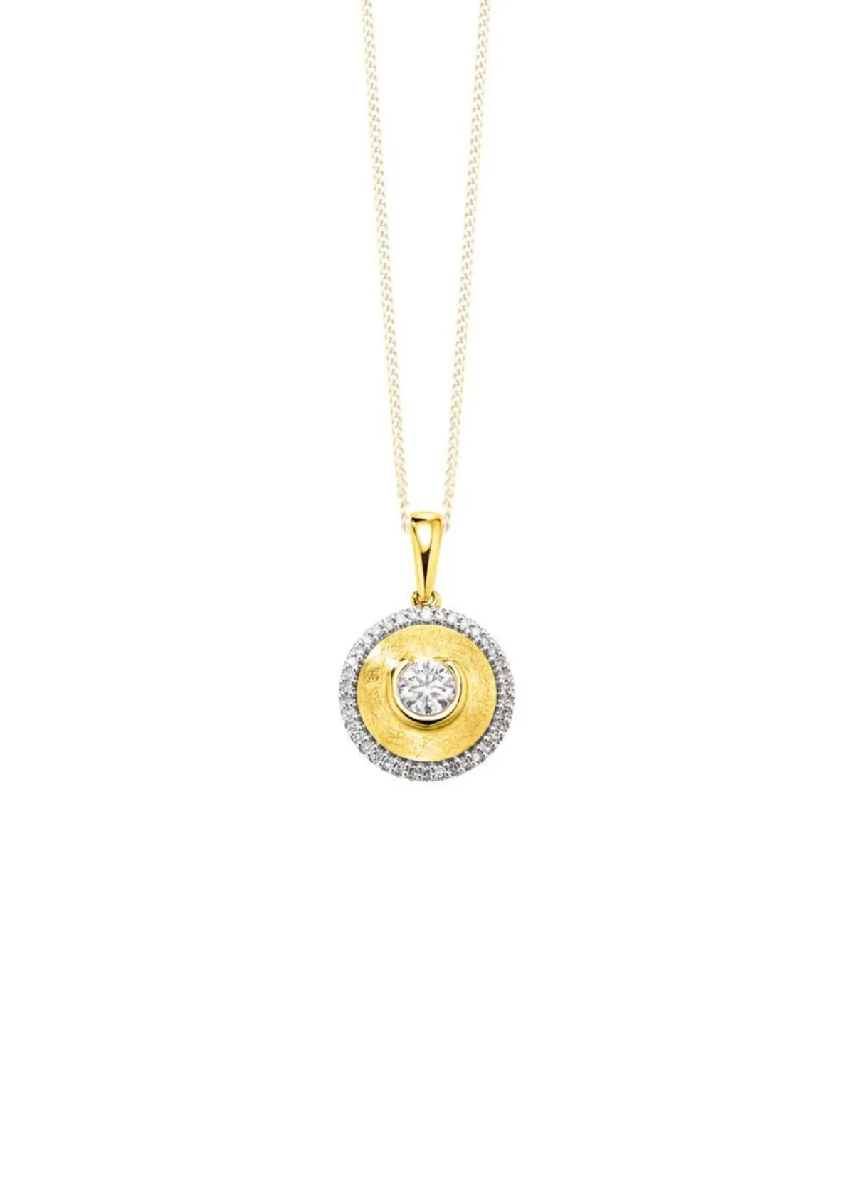 Clearance BADER Stilvoller Anhänger mit Brillant und Diamanten