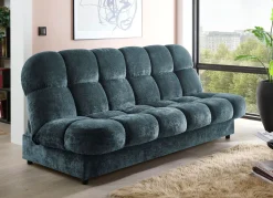 Online BADER Stilvolles Schlafsofa mit Bettkasten blau